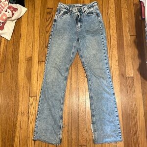 Zara light wash flared jeans size 36/4